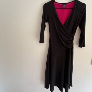 Black Form Fitting Ballet Style Dress